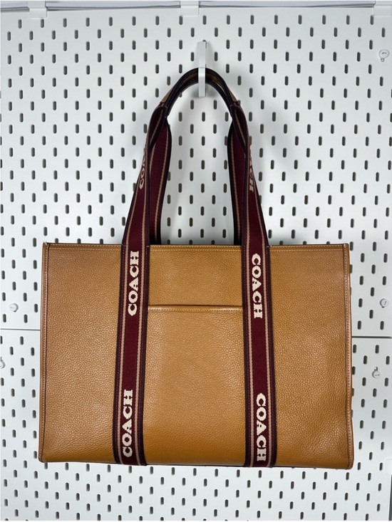 Coach Handbags - Coach Large Smith Tote in Brown Pebble Leather (CM716, Batch/Factory: J2377